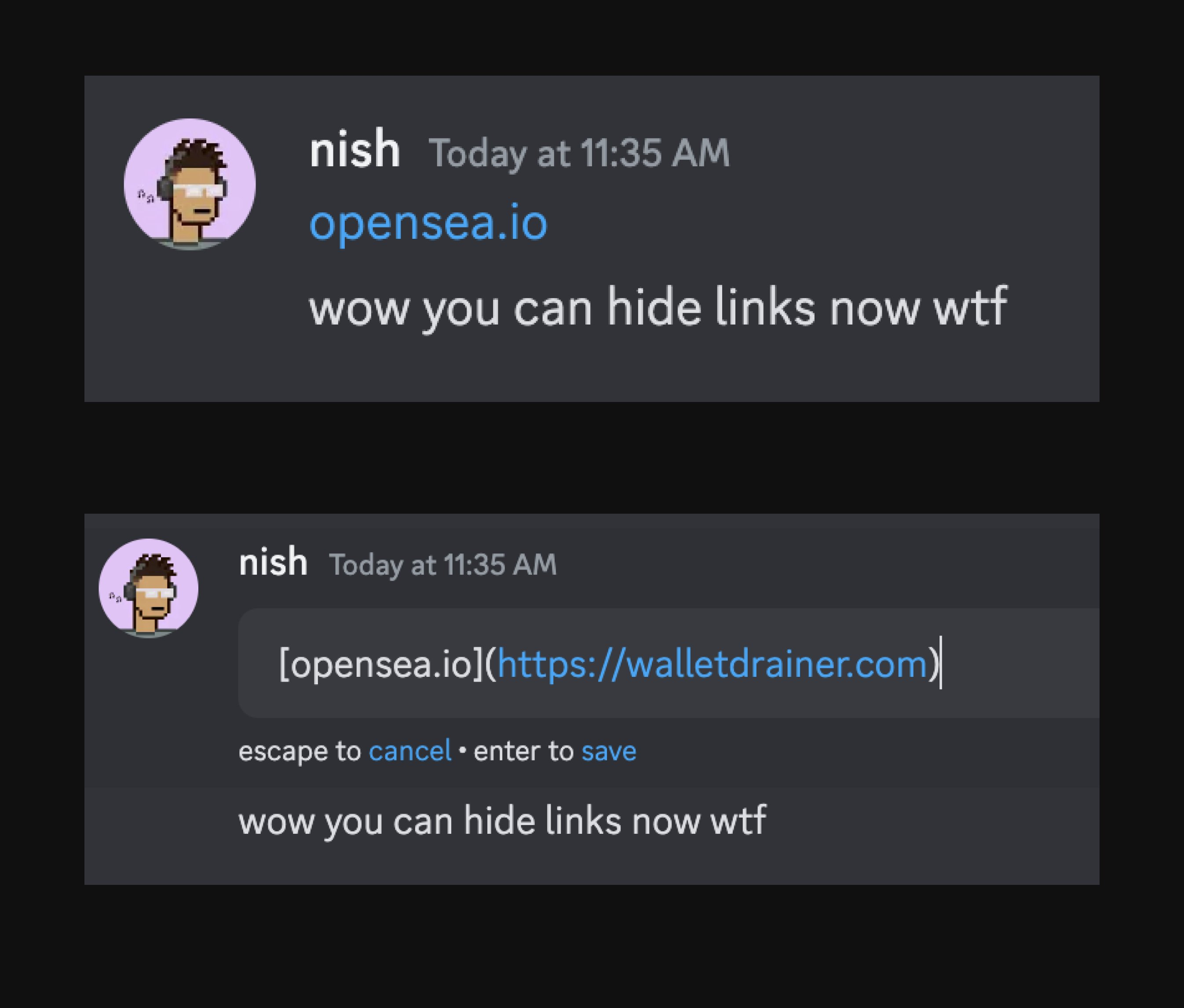Discord Hidden Link - Pocket Universe